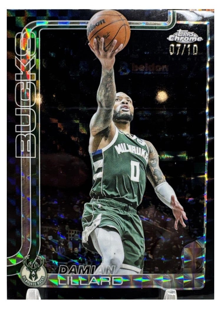 2025 Topps Chrome Damian Lillard #153 card