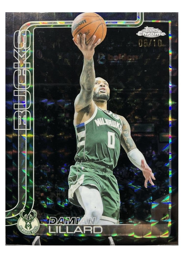 2025 Topps Chrome Damian Lillard #153 card