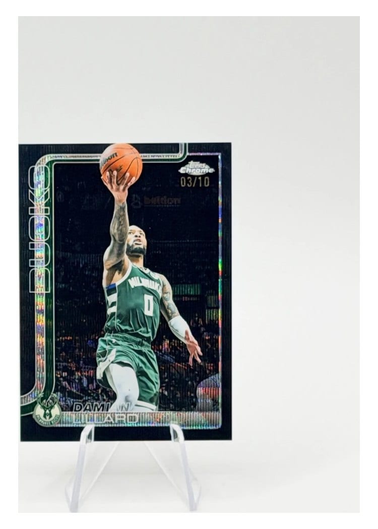 2025 Topps Chrome Damian Lillard #153 card