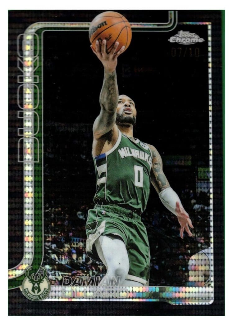 2025 Topps Chrome Damian Lillard #153 card