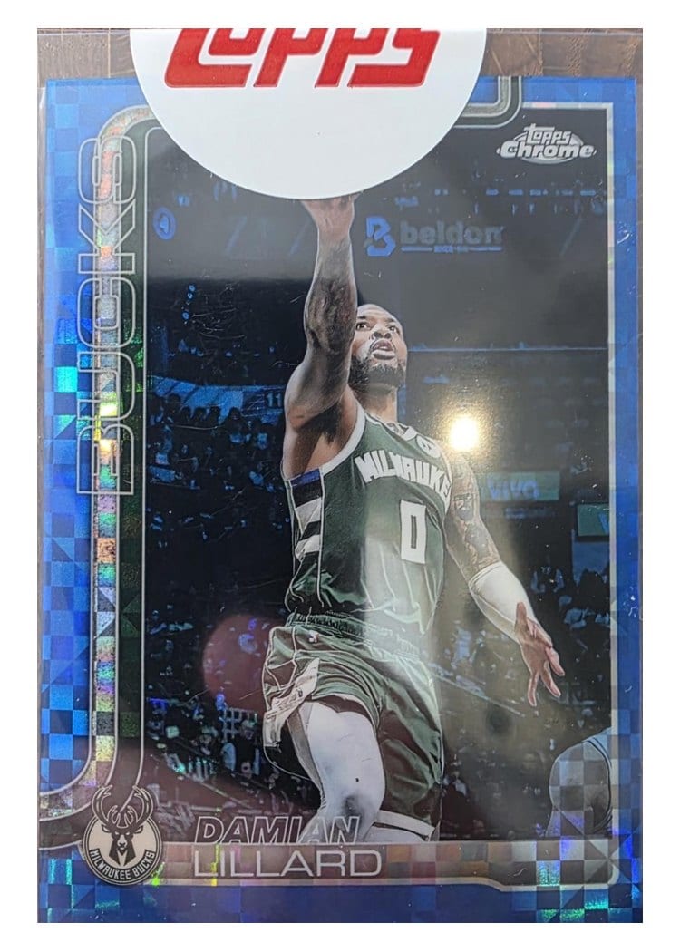 2025 Topps Chrome Damian Lillard #153 card