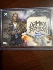 2025 Topps Exalted WWE Wrestling Insignia Ink Damian Priest #INI-DPT card
