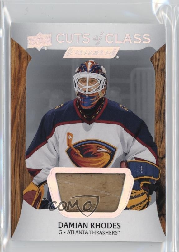 2024-25 Upper Deck Engrained Icons Cuts of Class Relics Damian Rhodes #CC-DR card