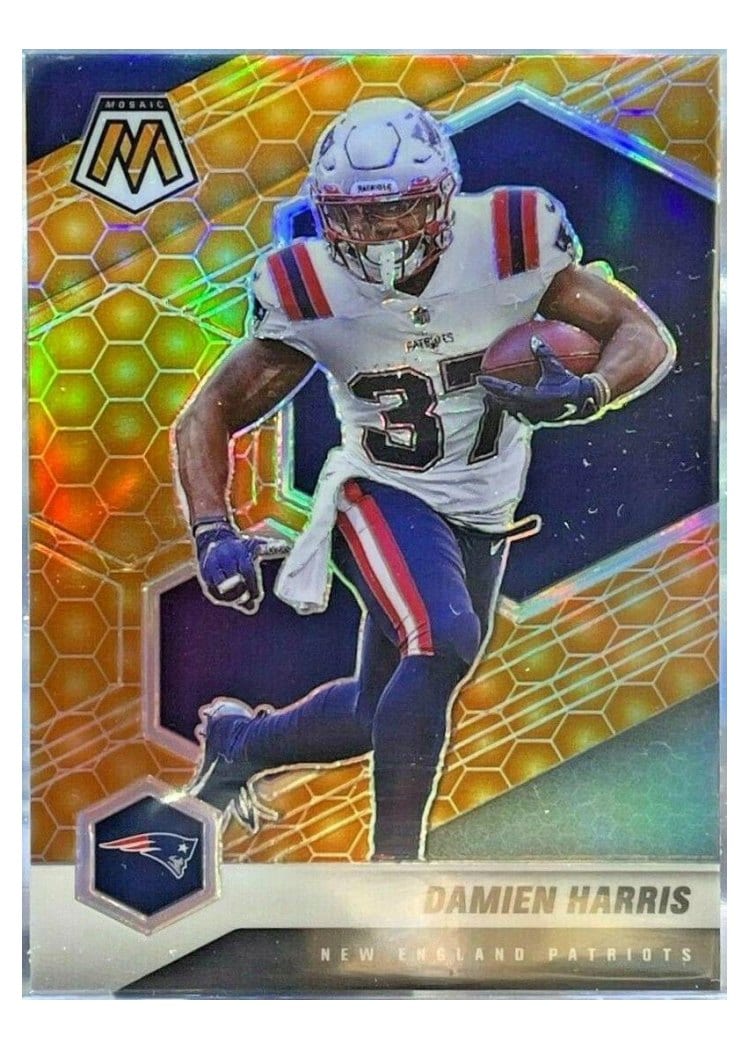 2021 Panini Mosaic Base Set Damien Harris #139 card