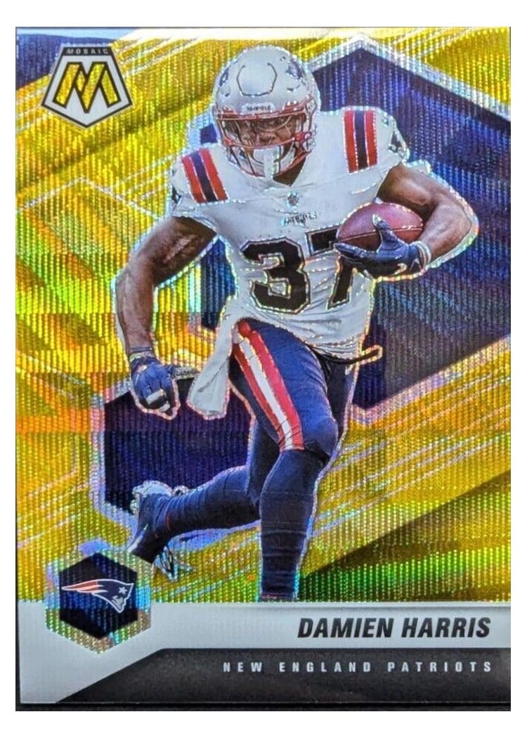 2021 Panini Mosaic Base Set Damien Harris #139 card