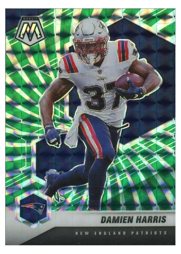 2021 Panini Mosaic Base Set Damien Harris #139 card