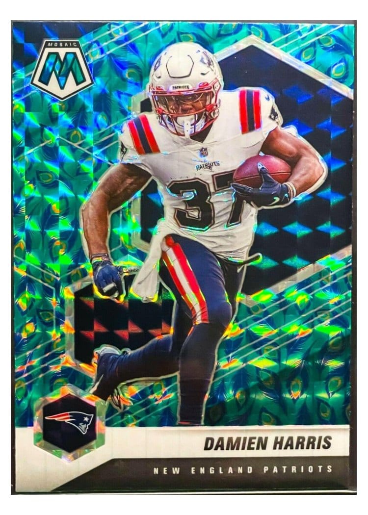2021 Panini Mosaic Base Set Damien Harris #139 card