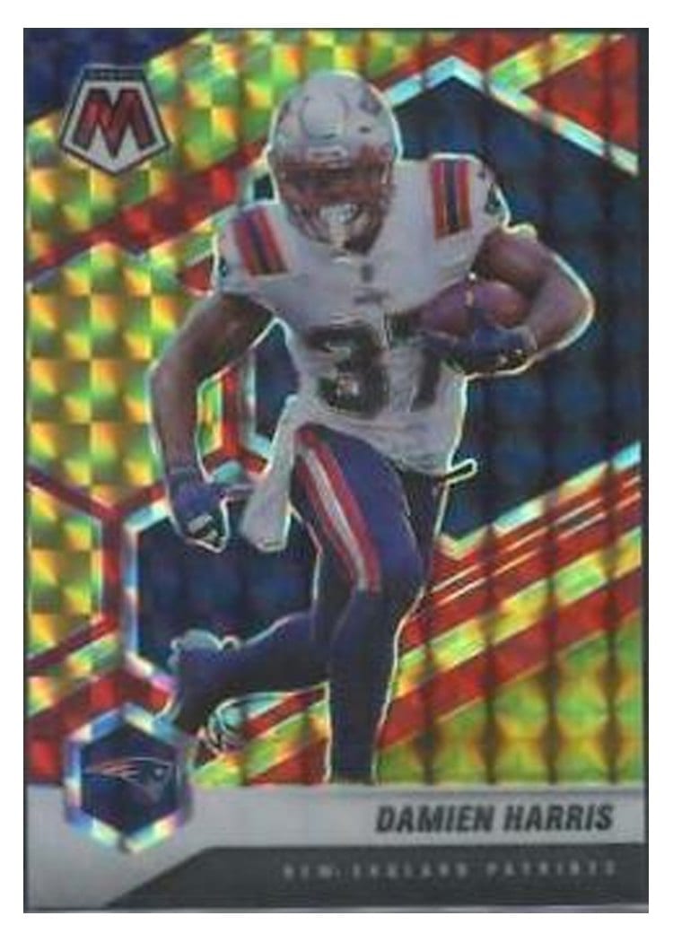 2021 Panini Mosaic Base Set Damien Harris #139 card