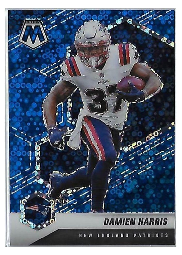 2021 Panini Mosaic Base Set Damien Harris #139 card