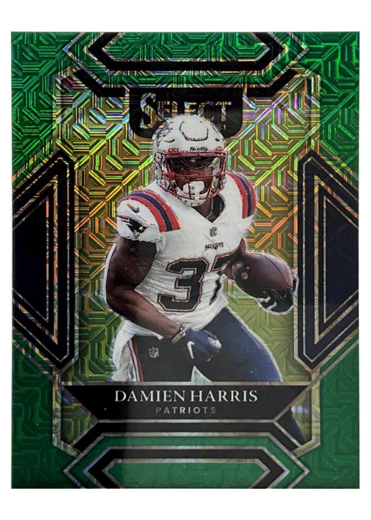 2021 Panini Select Base Set Damien Harris Green #224 card