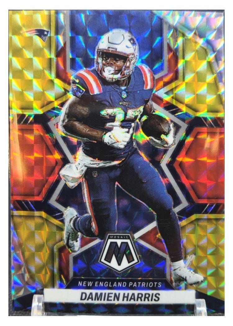 2022 Panini Mosaic Base Set Damien Harris #134 card