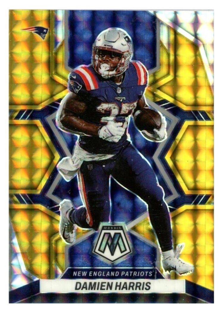 2022 Panini Mosaic Base Set Damien Harris #134 card