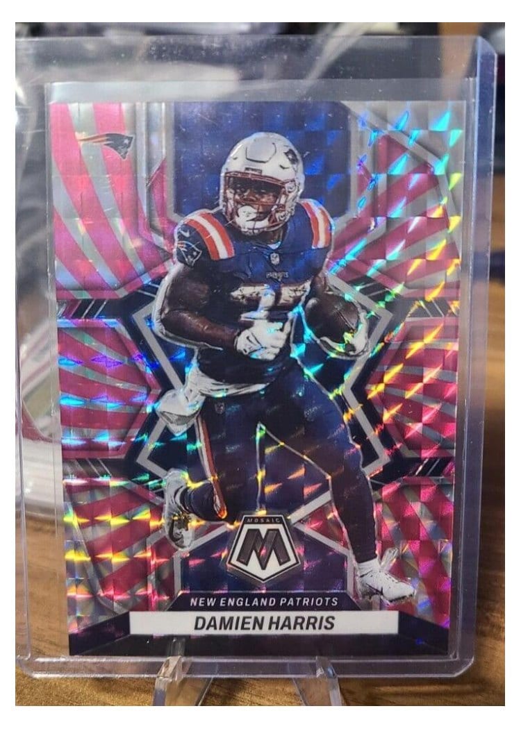 2022 Panini Mosaic Base Set Damien Harris #134 card