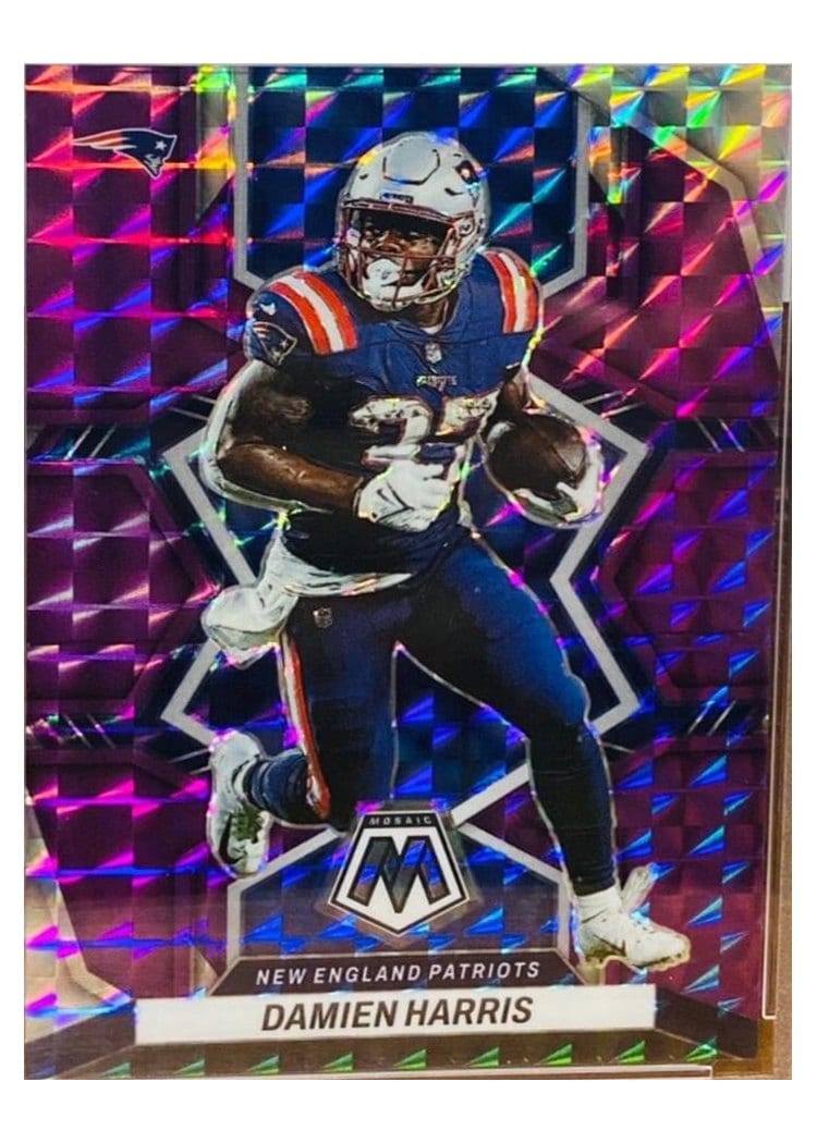 2022 Panini Mosaic Base Set Damien Harris #134 card