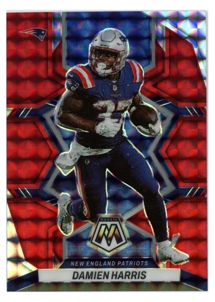 2022 Panini Mosaic Base Set Damien Harris #134 card