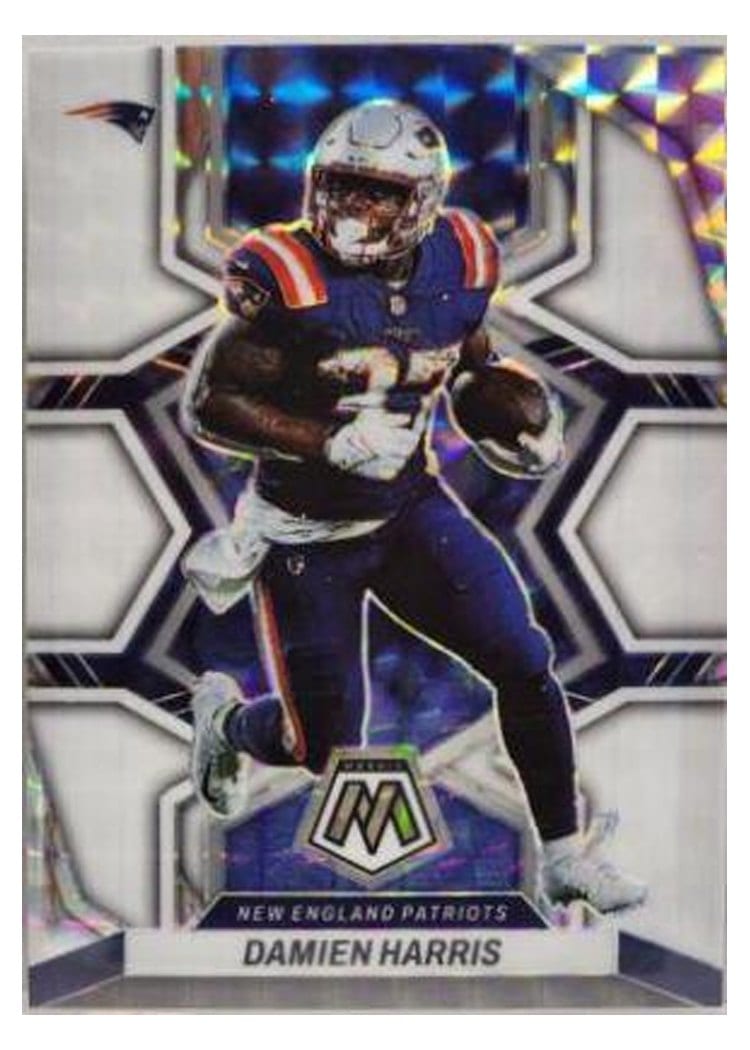 2022 Panini Mosaic Base Set Damien Harris White #134 card