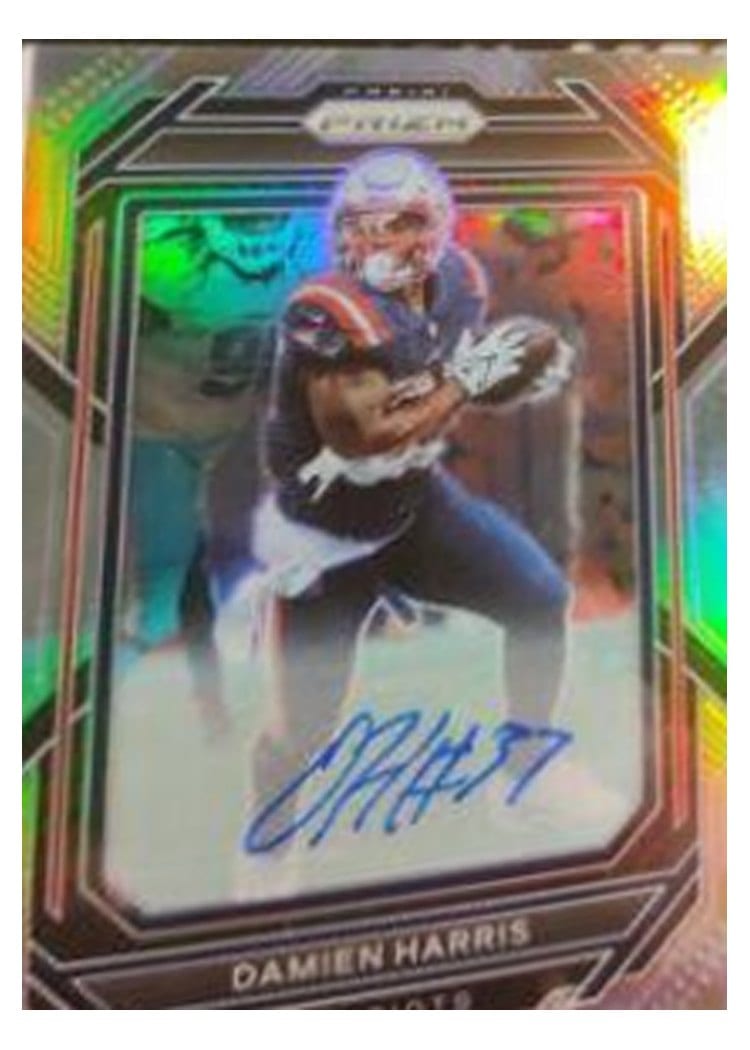 2022 Panini Prizm Base Set Damien Harris #198 card