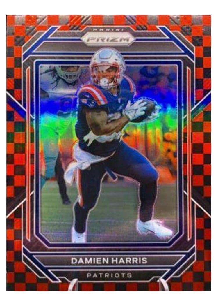 2022 Panini Prizm Base Set Damien Harris #198 card