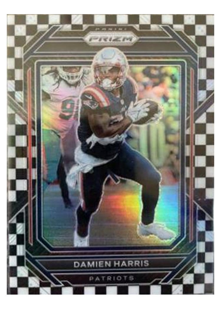 2022 Panini Prizm Base Set Damien Harris #198 card