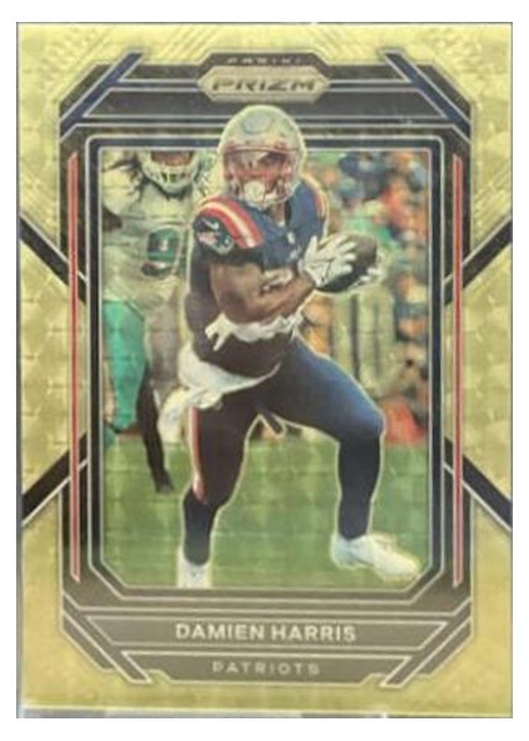 2022 Panini Prizm Base Set Damien Harris #198 card