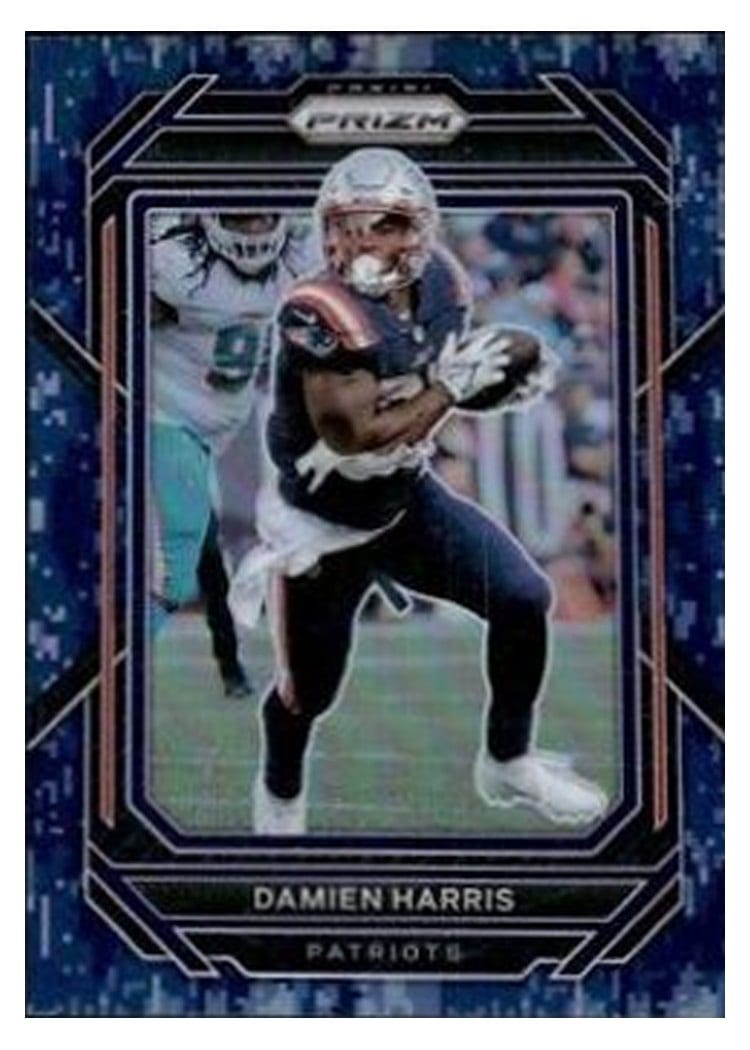 2022 Panini Prizm Base Set Damien Harris #198 card