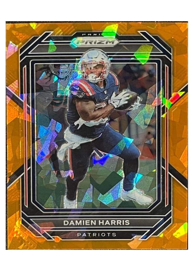 2022 Panini Prizm Base Set Damien Harris #198 card