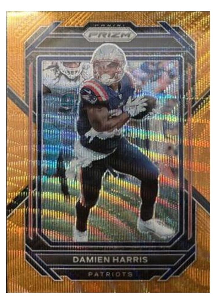 2022 Panini Prizm Base Set Damien Harris #198 card