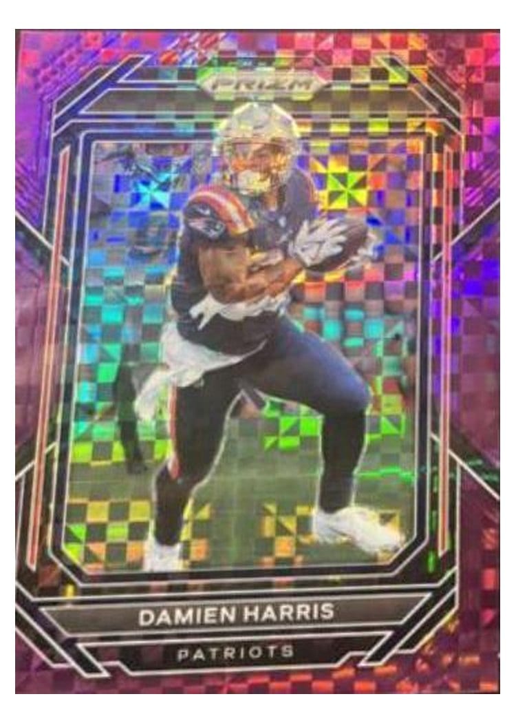 2022 Panini Prizm Base Set Damien Harris #198 card