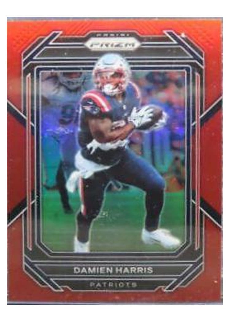 2022 Panini Prizm Base Set Damien Harris #198 card