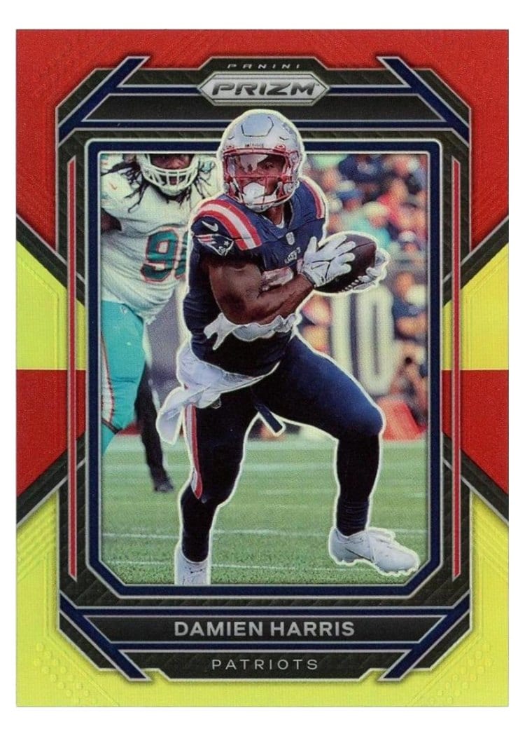 2022 Panini Prizm Base Set Damien Harris #198 card