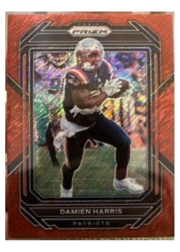 2022 Panini Prizm Base Set Damien Harris #198 card