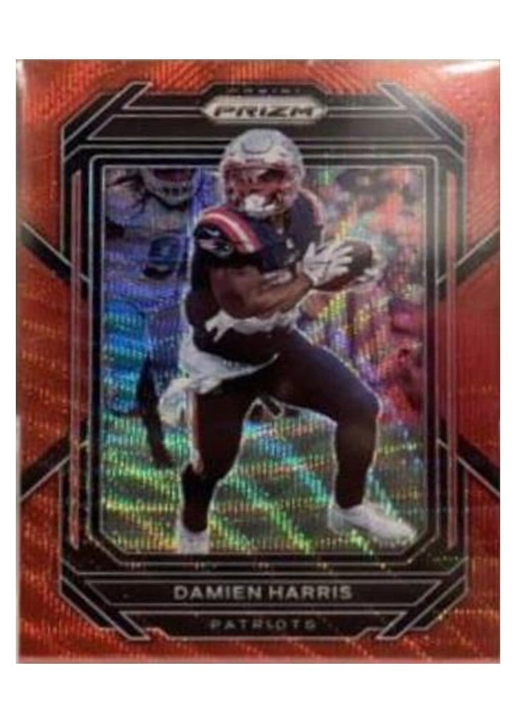 2022 Panini Prizm Base Set Damien Harris #198 card