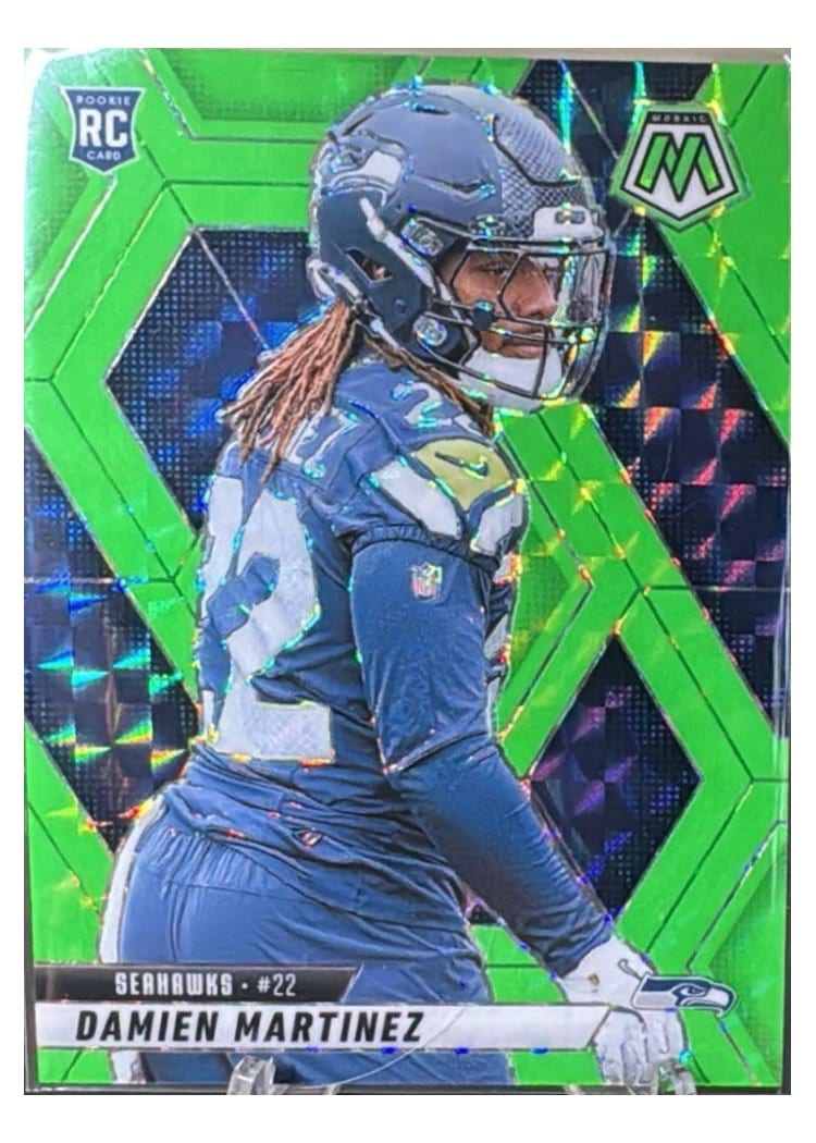 2025 Panini Mosaic Base Set Damien Martinez Green Fluorescent #360 card