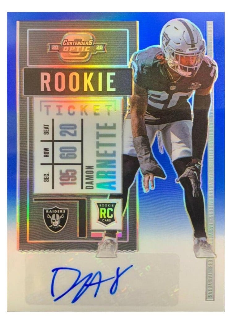 2020 Panini Contenders Optic Base Set Damon Arnette #152 card