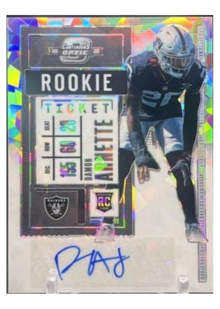 2020 Panini Contenders Optic Base Set Damon Arnette #152 card