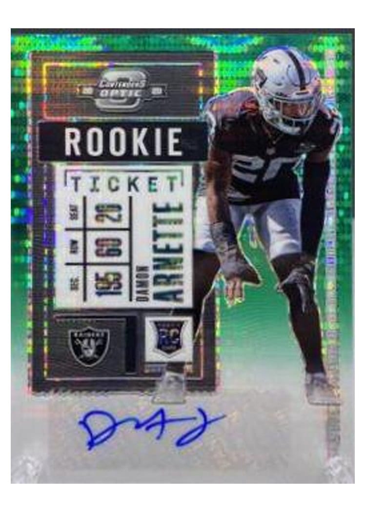 2020 Panini Contenders Optic Base Set Damon Arnette #152 card