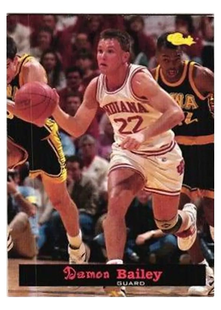 1994 Classic Draft Damon Bailey #18 card