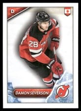 2021 Topps NHL Sticker Damon Severson #348 card