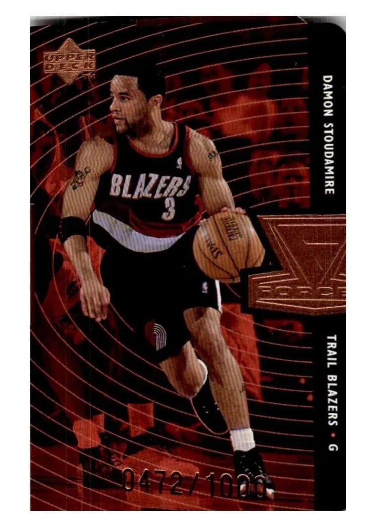 1998 Upper Deck Forces Damon Stoudamire #F13 card