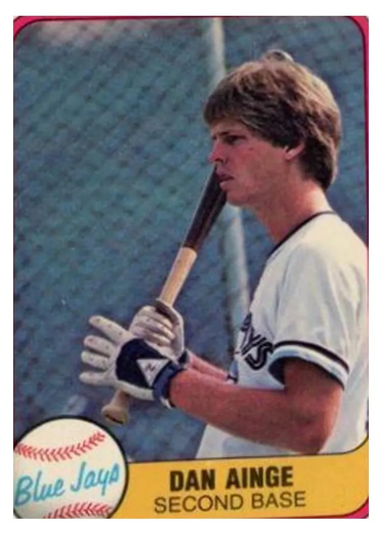 1981 Fleer Dan Ainge #418 card