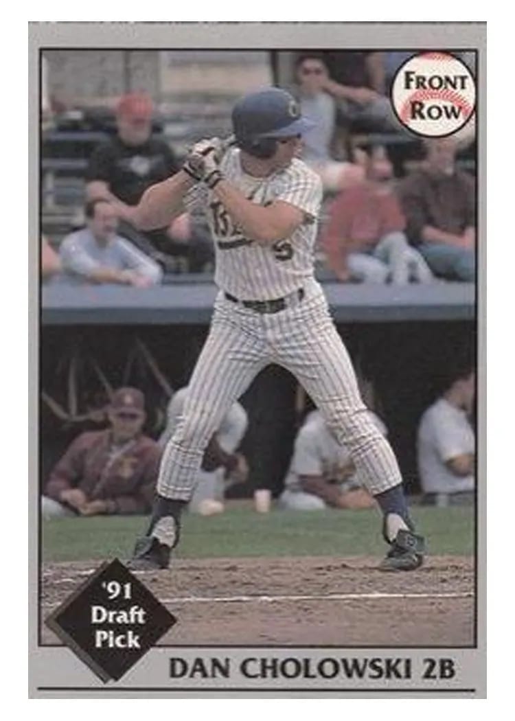 1991 Front Row Draft Picks Dan Cholowsky #5 card