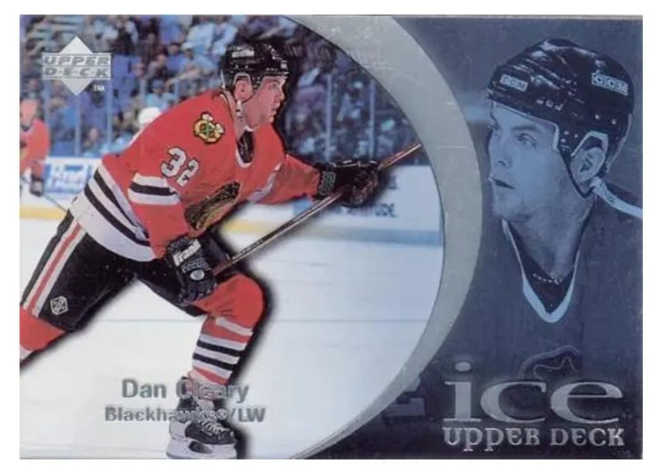 1997 Upper Deck Ice Dan Cleary #38 card