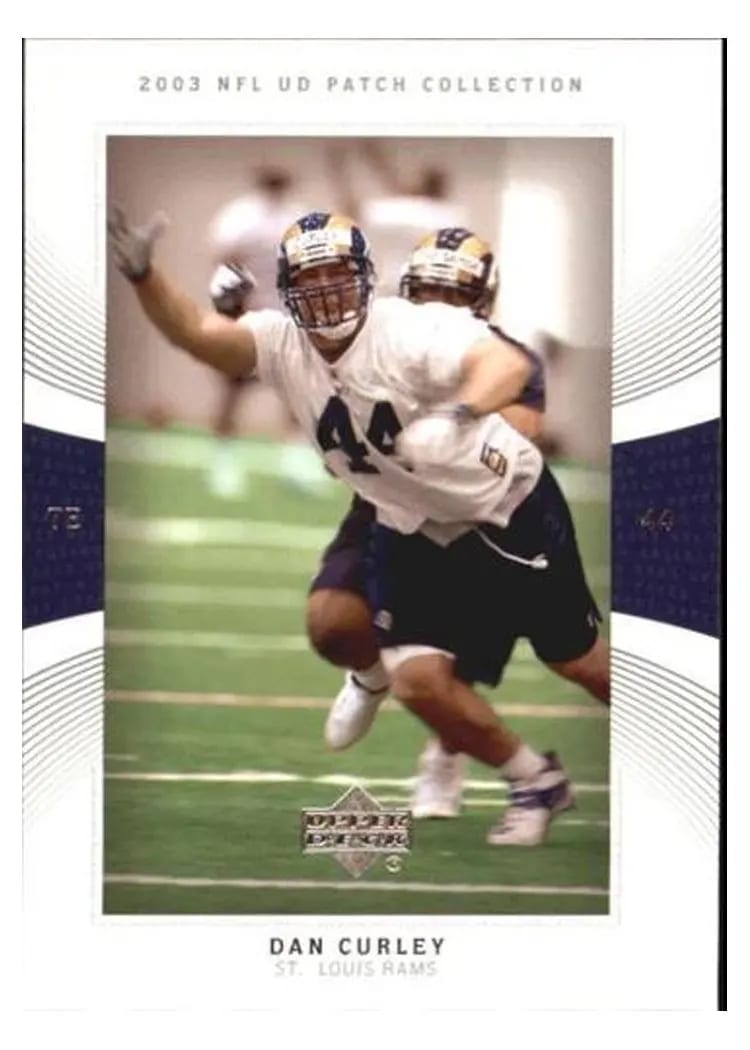 2003 Upper Deck Patch Collection Dan Curley #119 card