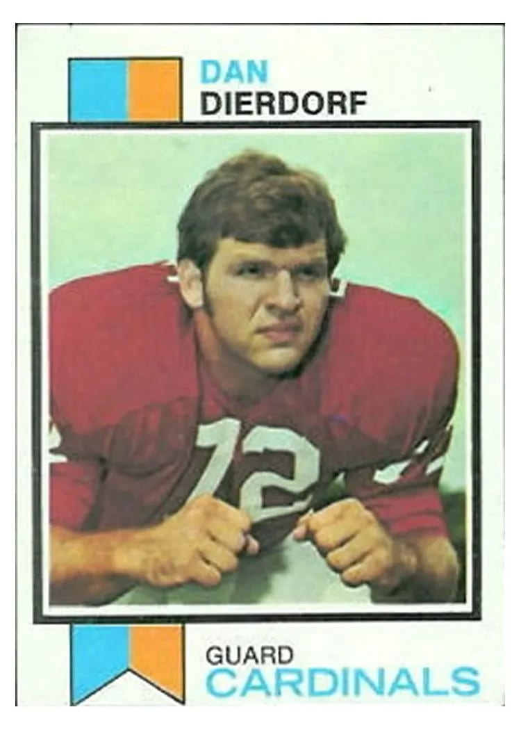 1973 Topps Dan Dierdorf #322 card