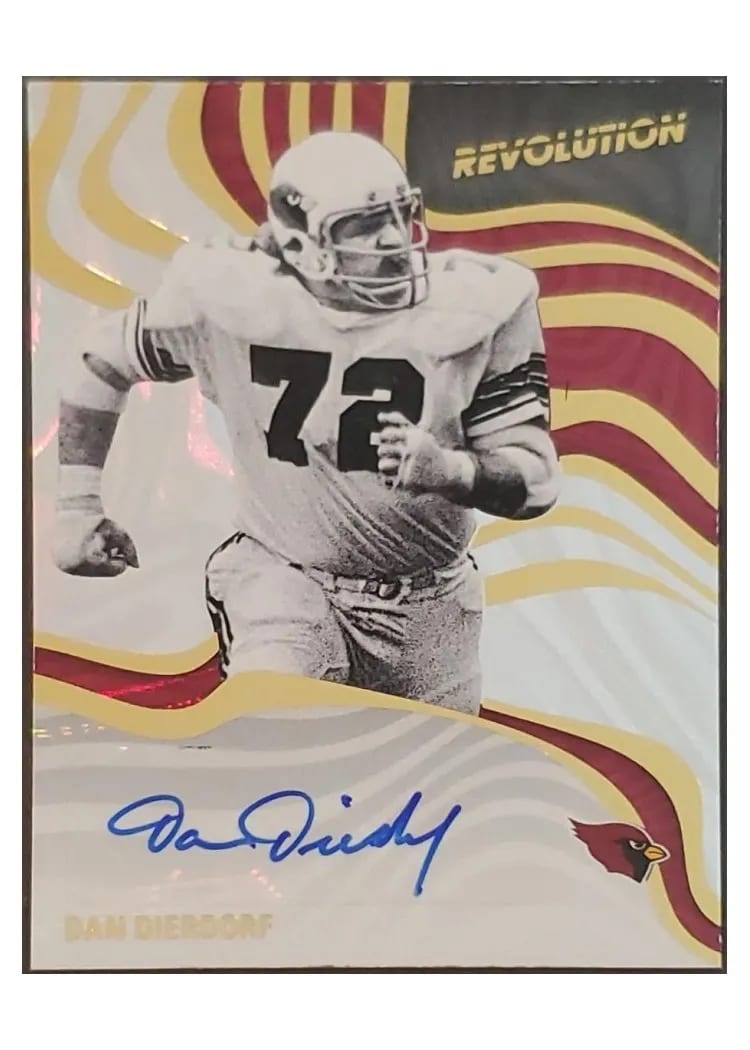 2025 Panini Revolution Autographs Dan Dierdorf #2 card