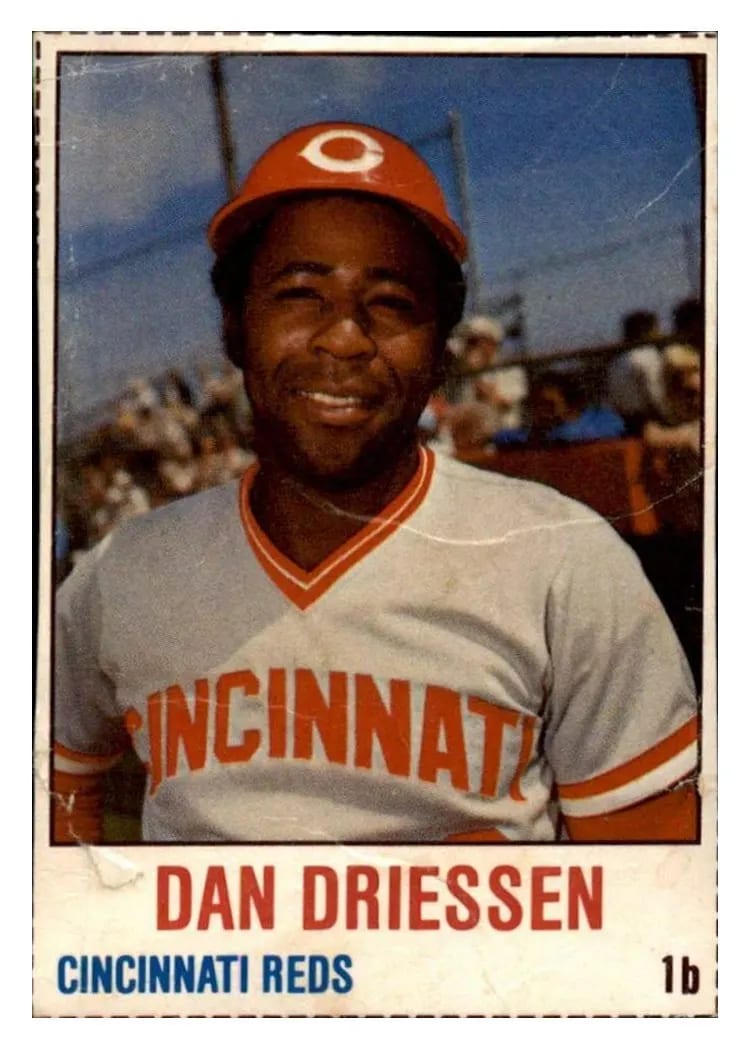 1978 Hostess Dan Driessen #64 card