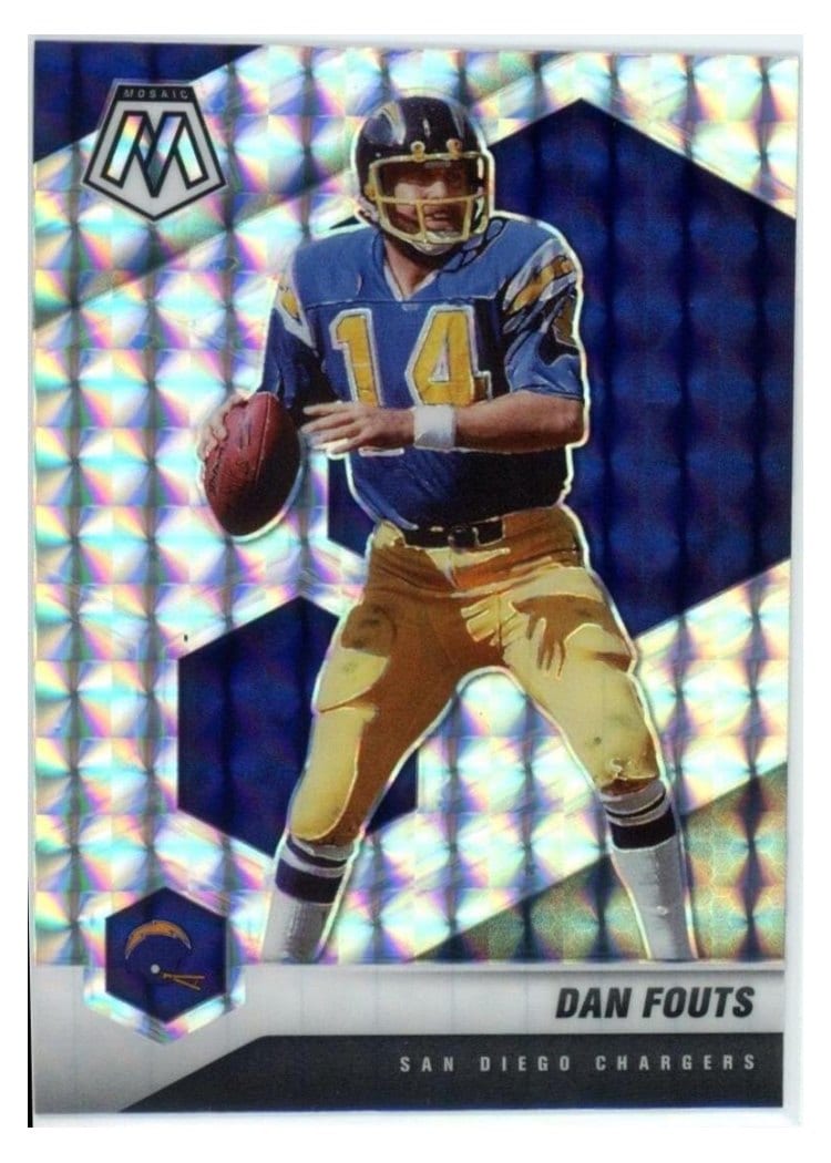 2021 Panini Mosaic Base Set Dan Fouts #112 card