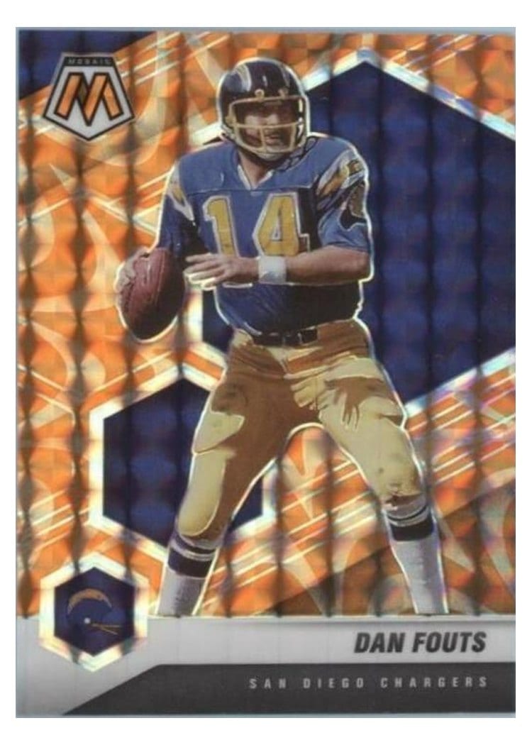 2021 Panini Mosaic Base Set Dan Fouts #112 card