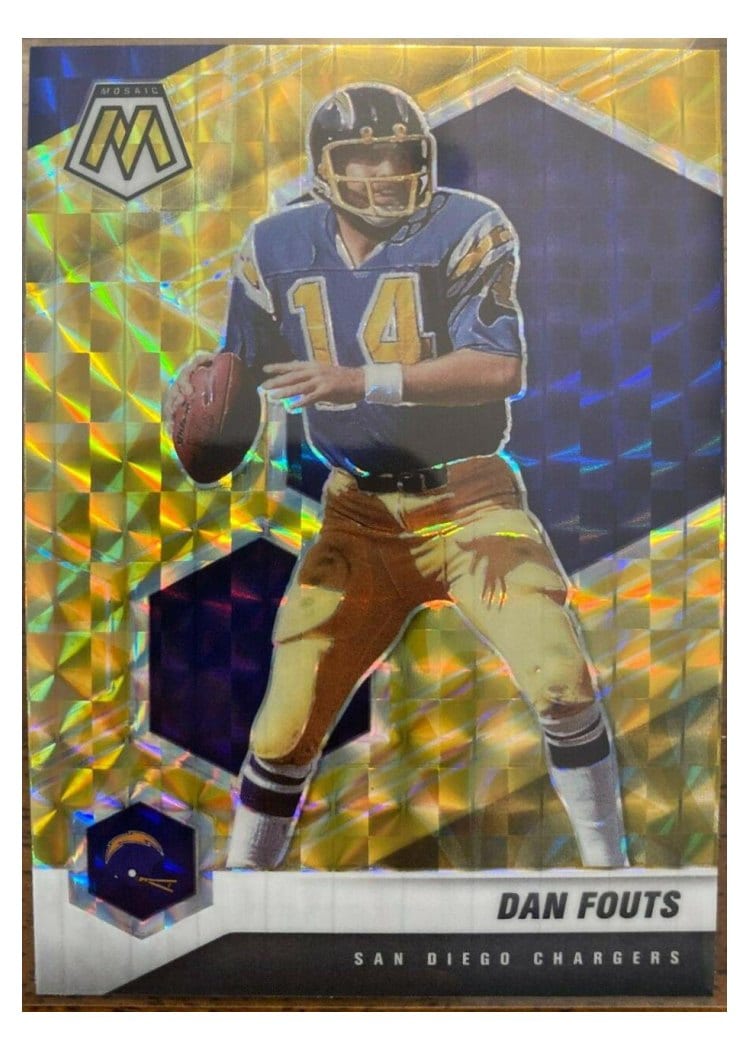 2021 Panini Mosaic Base Set Dan Fouts #112 card