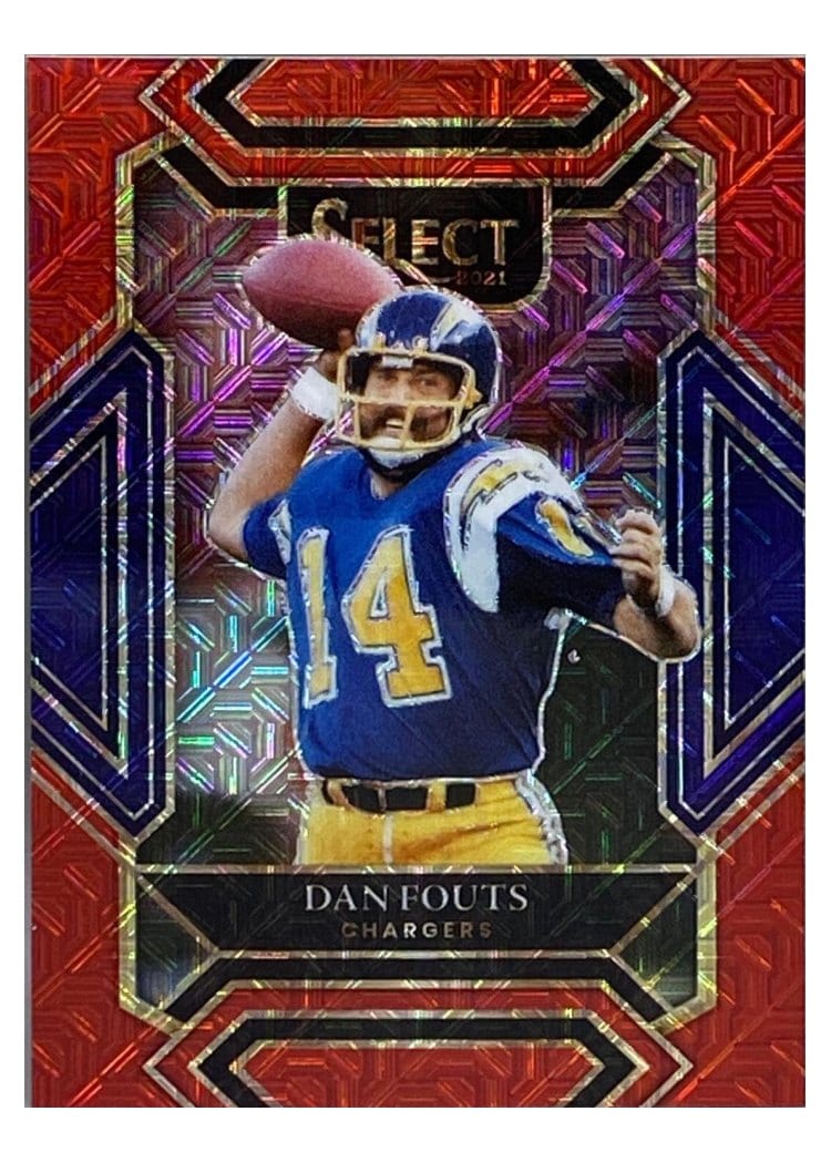 2021 Panini Select Base Set Dan Fouts Red #242 card